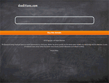 Tablet Screenshot of dceditions.com